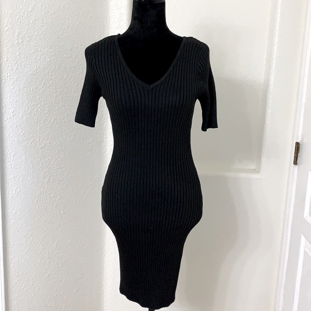 Charlotte Russe Ribbed Bodycon Dress M NWT